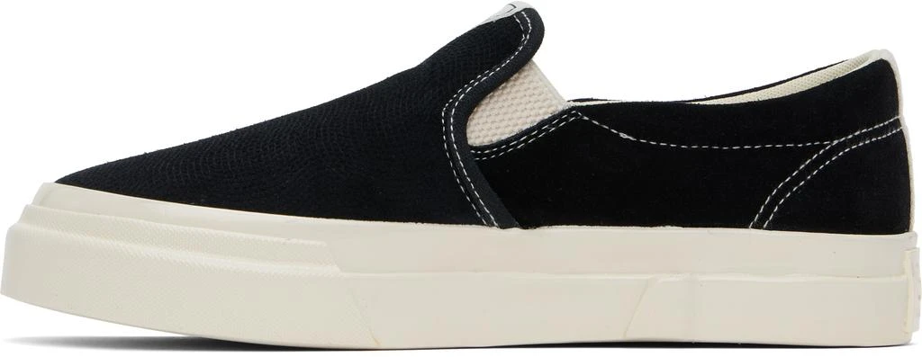 Stepney Workers Club Black Lister Optical Suede Sneakers 3