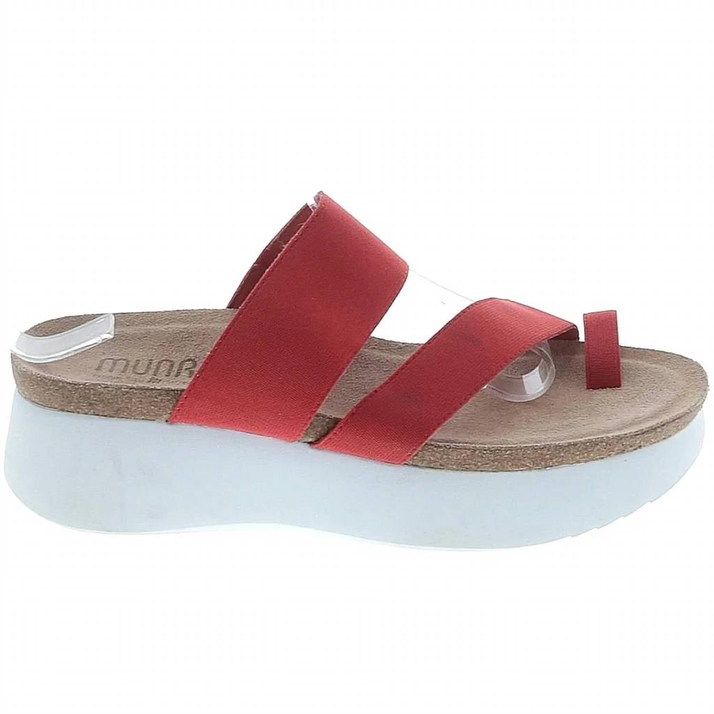 Munro Women's Aries Sandals In Coral Fabric