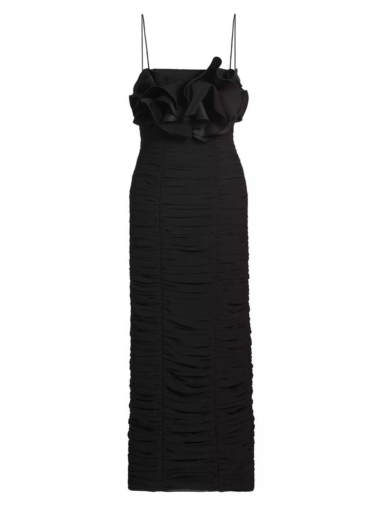 Acler Walsworth Ruched Midi Dress