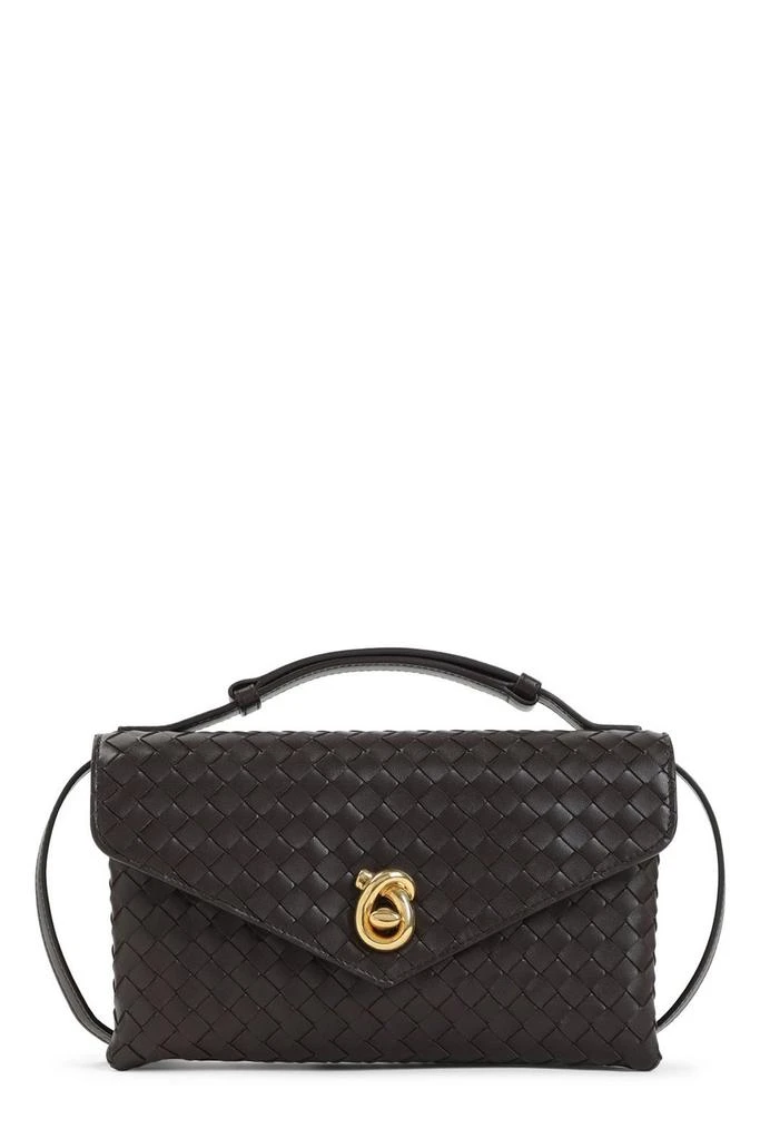 Bottega Veneta Bottega Veneta Intrecciato Knot Lock Crossbody Bag 1