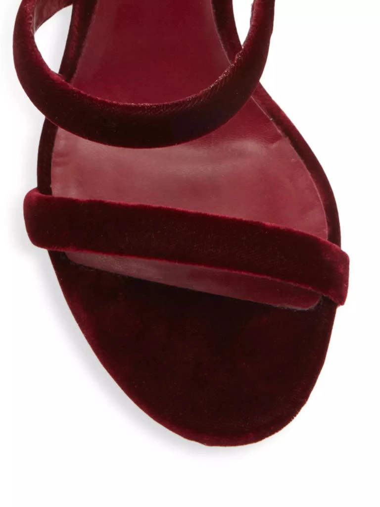 Rene Caovilla Cleo 105MM Velvet Wrap Stiletto Sandals 4