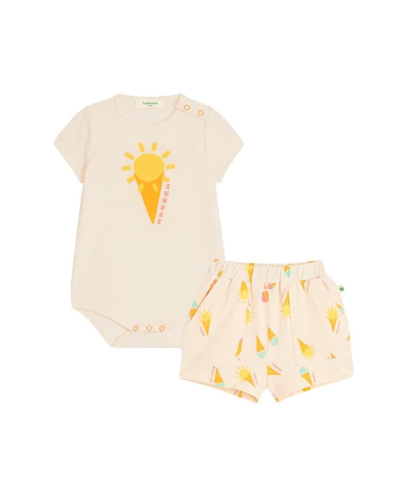The Bonnie Mob The Bonniemob Onesie & Short Set