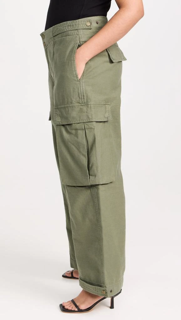 FRAME Wide Leg Cargo Trousers 10