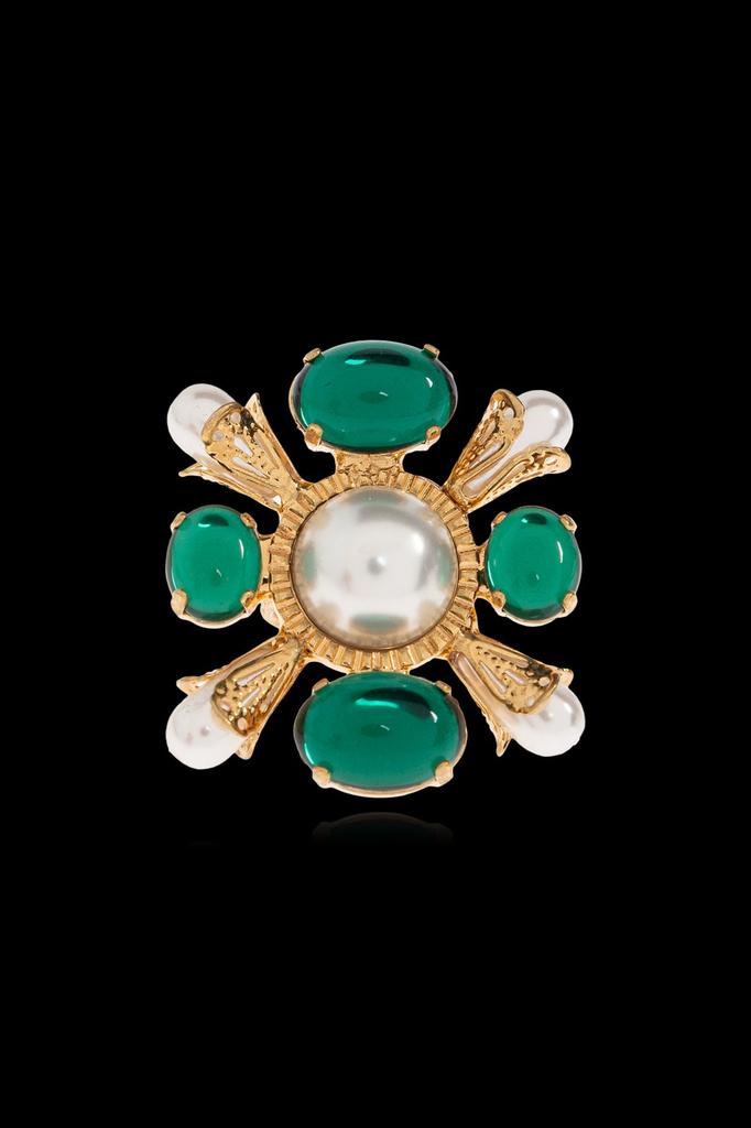 Balmain Balmain Shimmering Embellished Ring