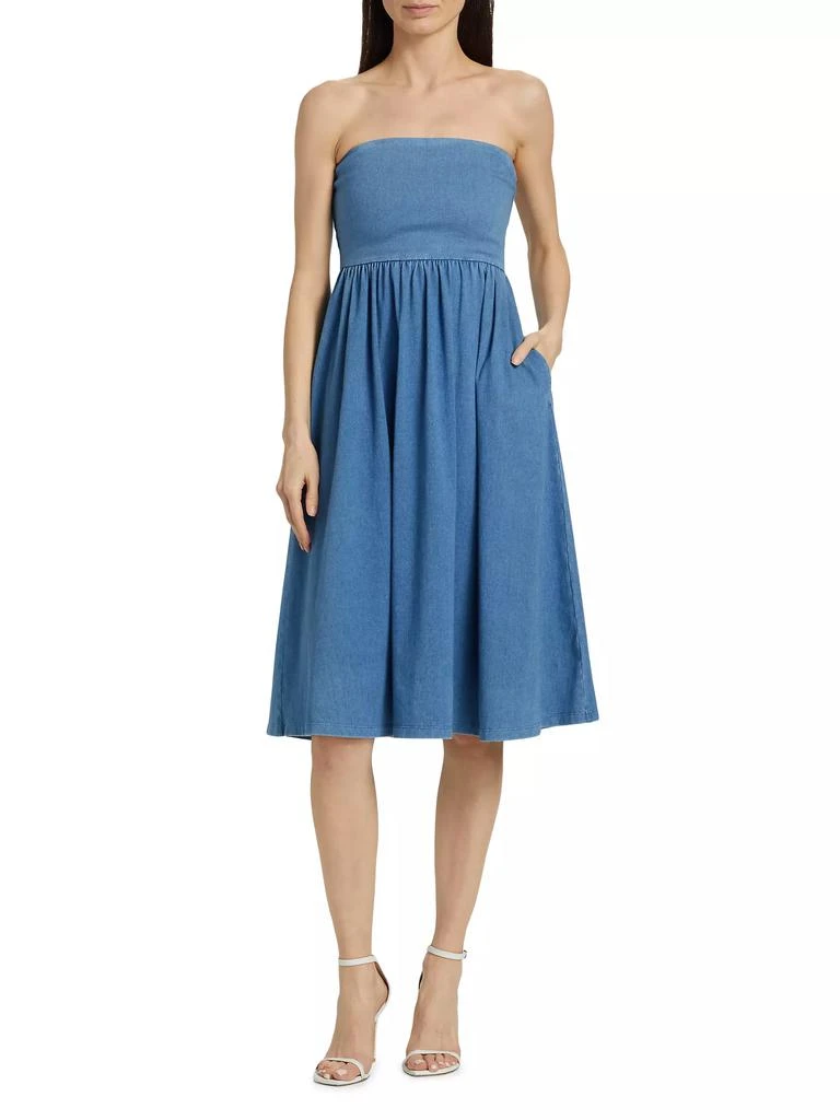 Susana Monaco Denim Tube Dress 3