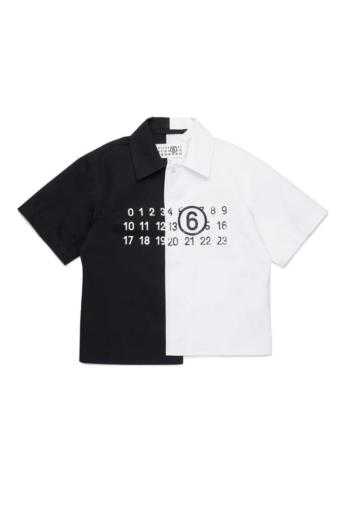MM6 MM6 Maison Margiela Kids Colorblock Short-Sleeved Shirt 1
