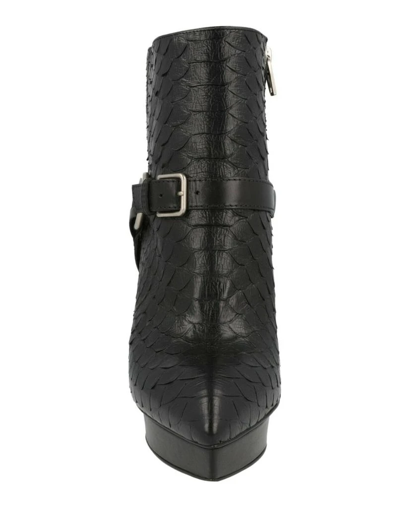 Yves Saint Laurent Janis Python Ankle Boots 4