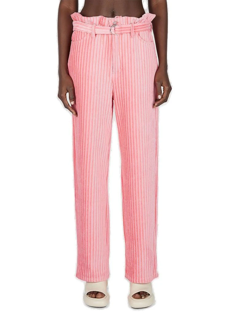 Simon Miller Simon Miller Ringling Ruffled Belted Waist Courdory Pants 1