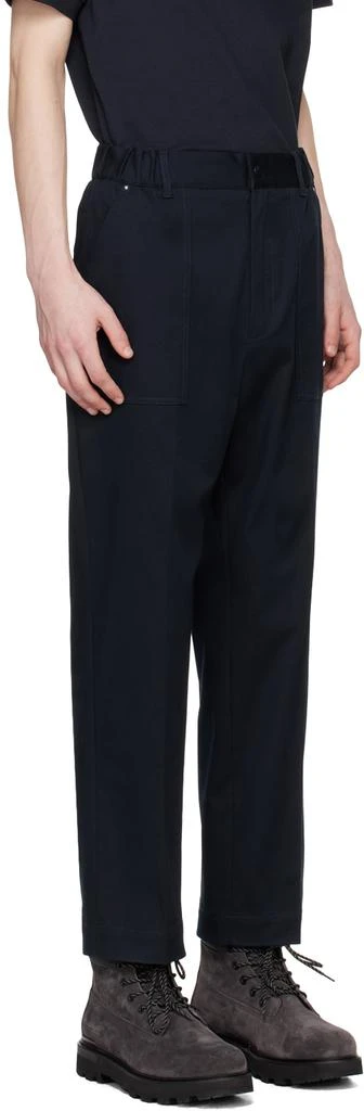 Moncler Navy Elasticized Trousers 2