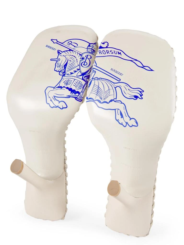 Burberry ​Rumba 105MM Leather Woven Sandals 6