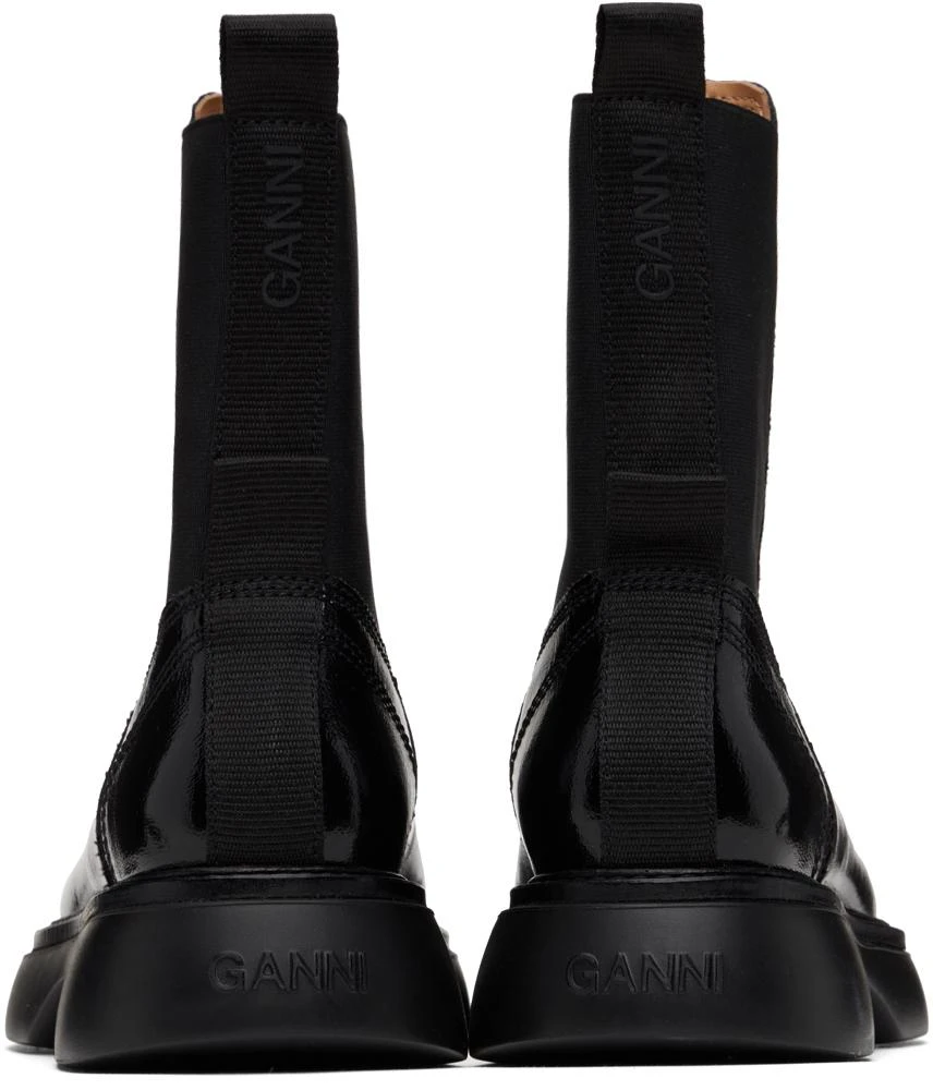 Ganni Black Everyday Mid Chelsea Boots 2