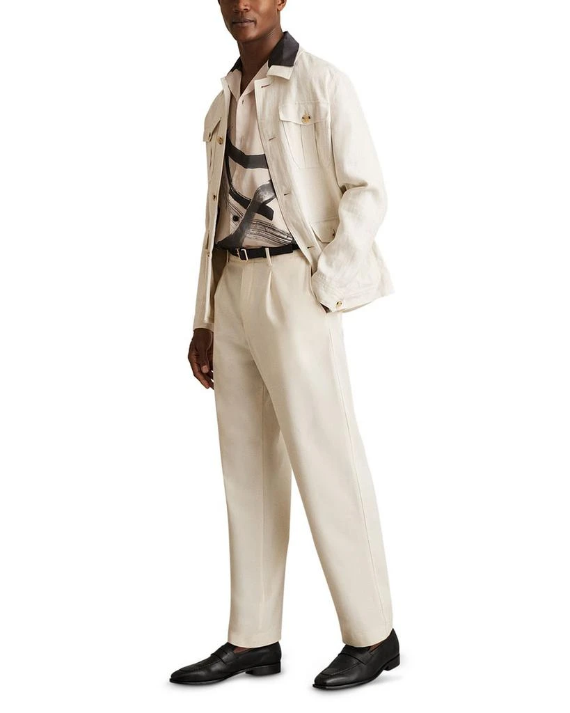 REISS Oversized Printed Camp Shirt 3