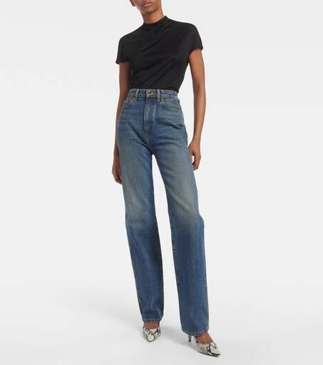 Khaite Danielle high-rise straight jeans 2