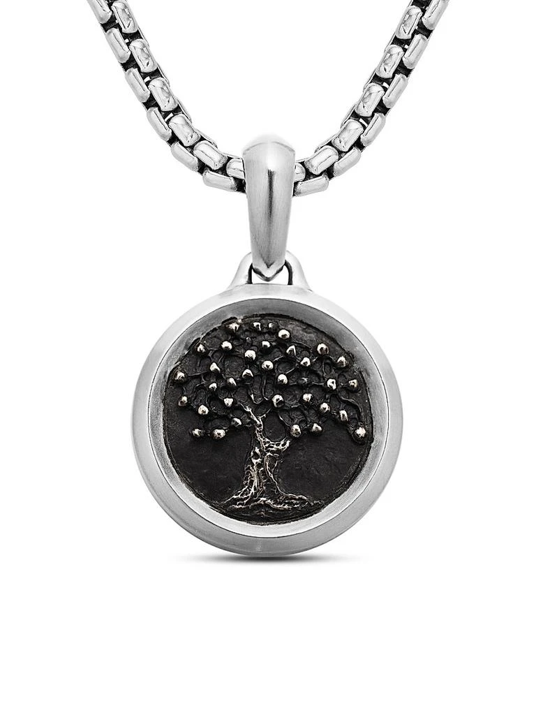 David Yurman Tree of Life Amulet in Sterling Silver with Bronze, 22.8mm 1