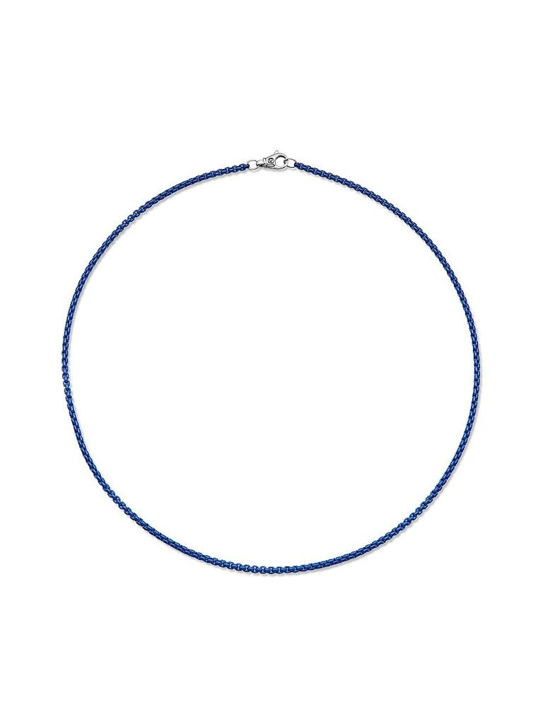 David Yurman Box Chain Necklace in Stainless Steel 3