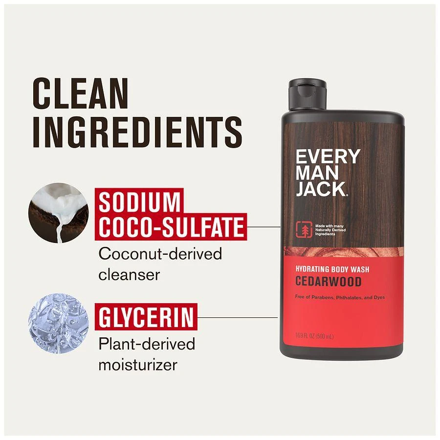 Every Man Jack Body Wash Cedarwood 6