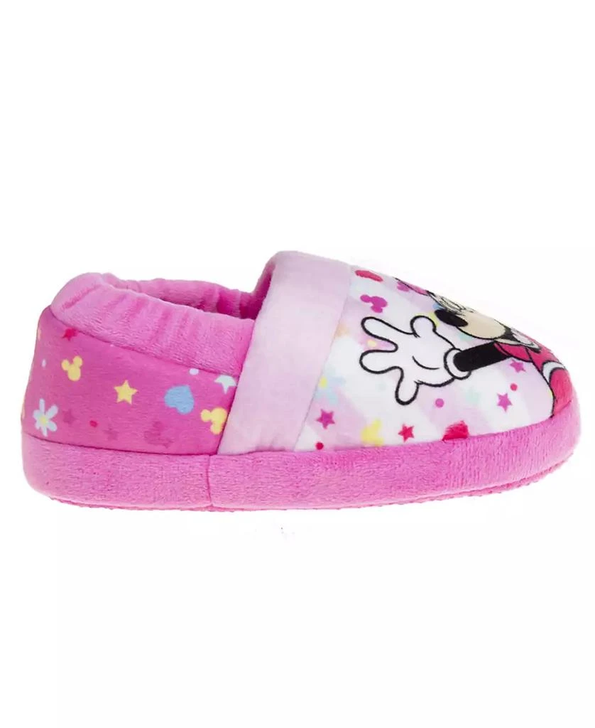 Disney Little Girls Minnie Mouse Happy Go Lucky Dual Sizes Slippers 2