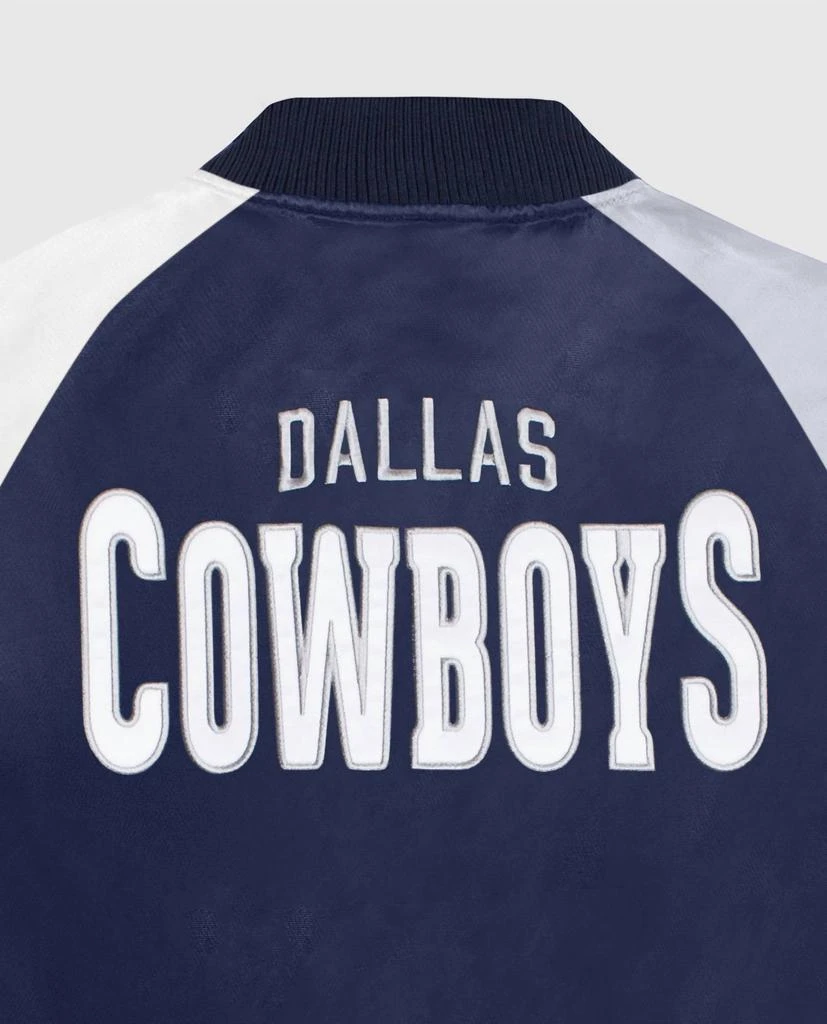 Starter Starter - Women
s Dallas Cowboys Snap-front Varsity Satin Starter Jacket 3