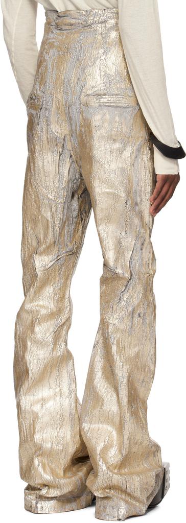 Rick Owens Gold Hollywood Bolan Megacrust Jeans - Pants