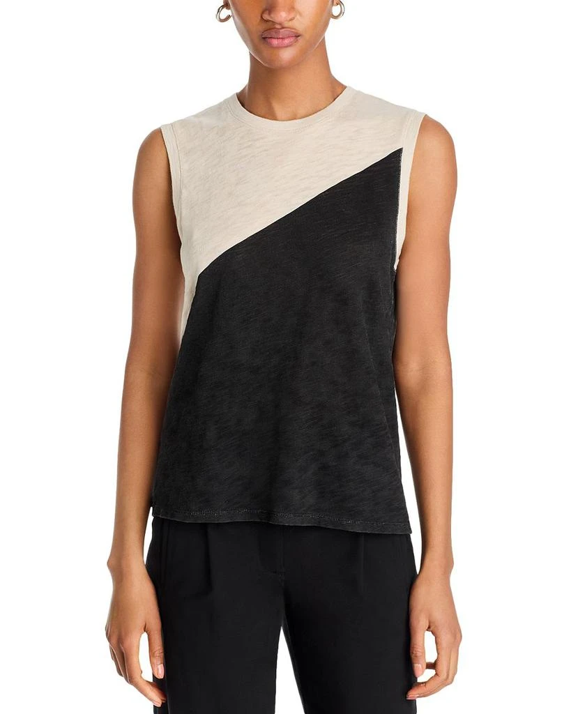 ATM Color Blocked Sleeveless Top 1