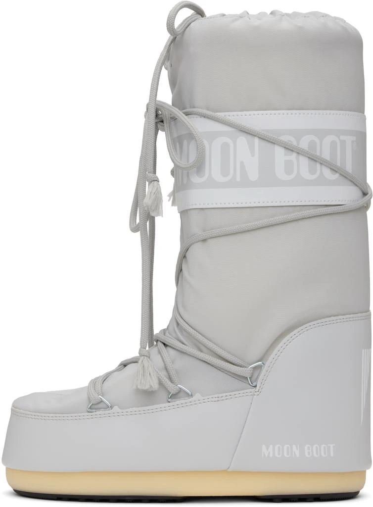 Moon Boot Gray Icon Nylon Boots 3