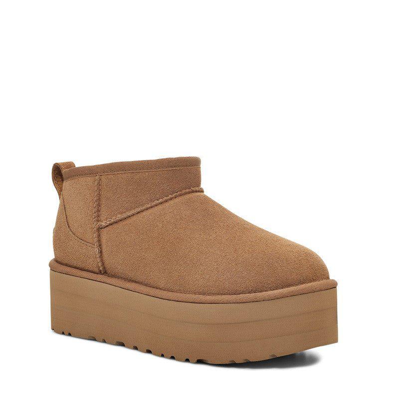 UGG Bottes Classic Ultra Mini Platform - Marron