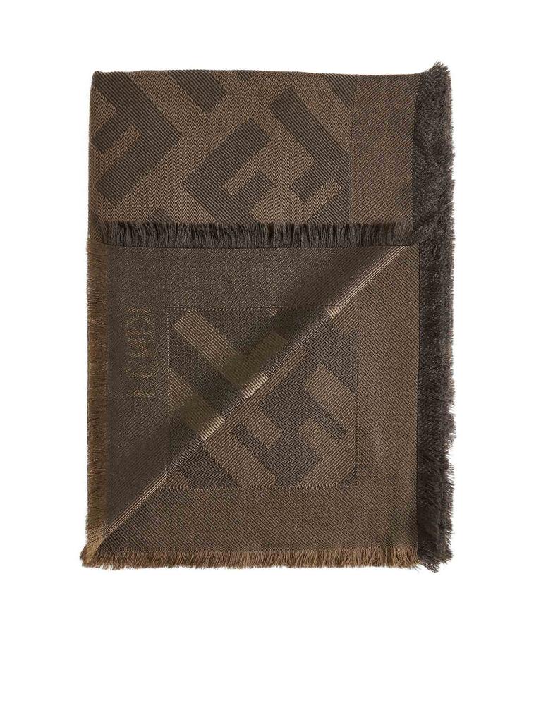 FENDI SILK FENDI SILK | Multicolor wool and silk scarf | Women | PZ