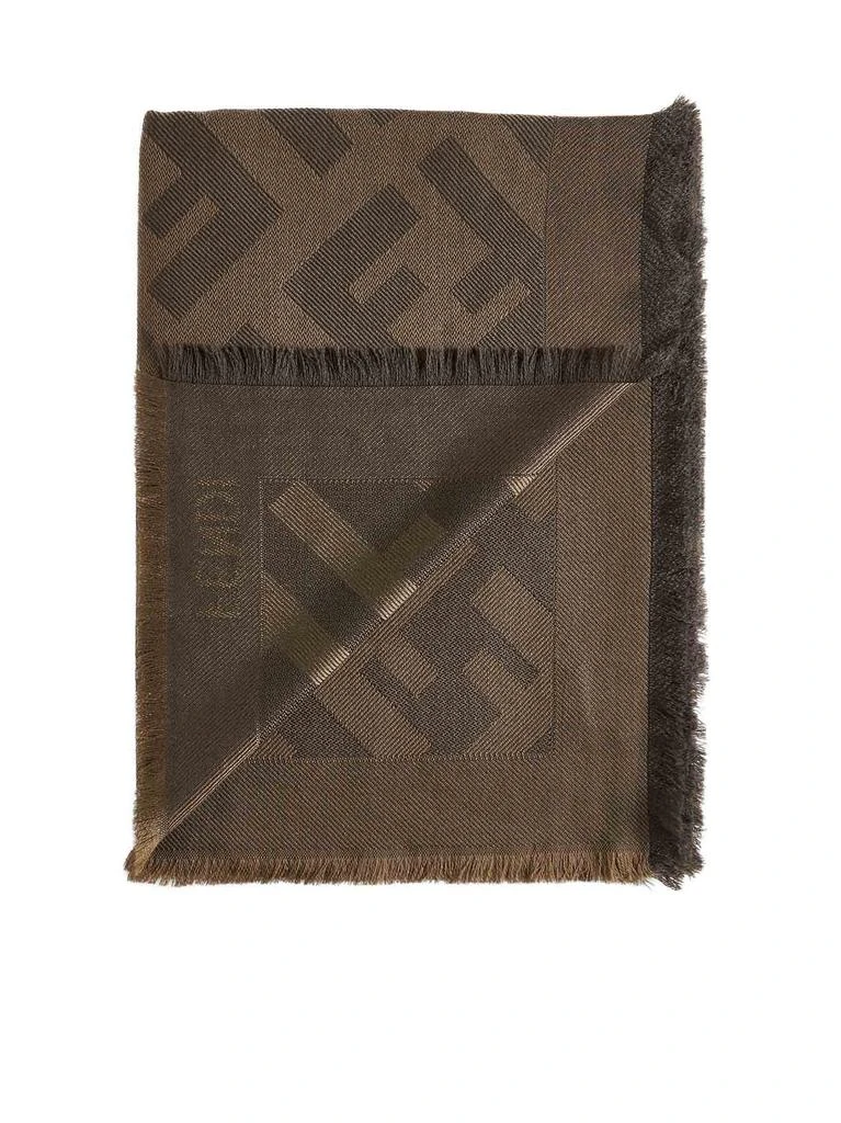FENDI SILK FENDI SILK | Multicolor wool and silk scarf | Women | PZ 2