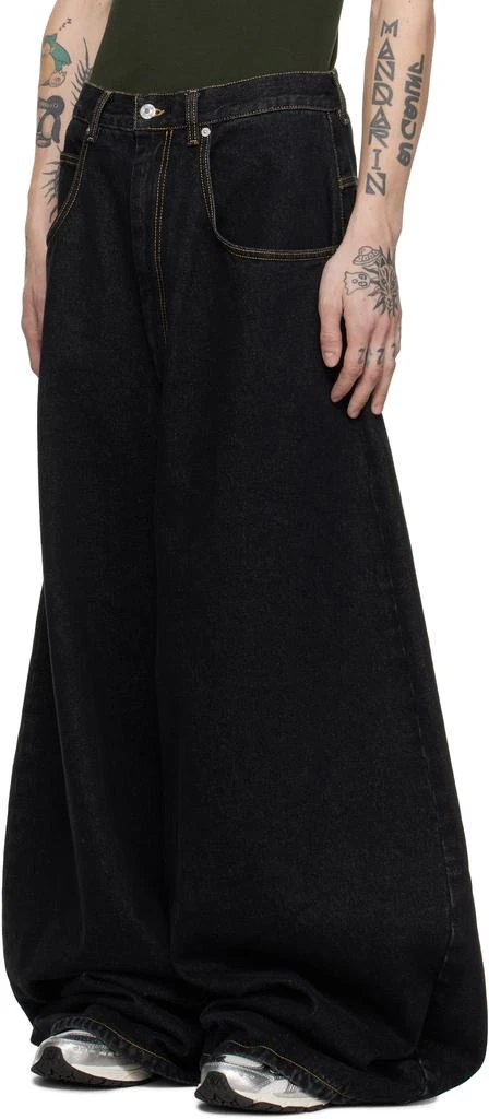 LU'U DAN Black Double XL Jeans 4