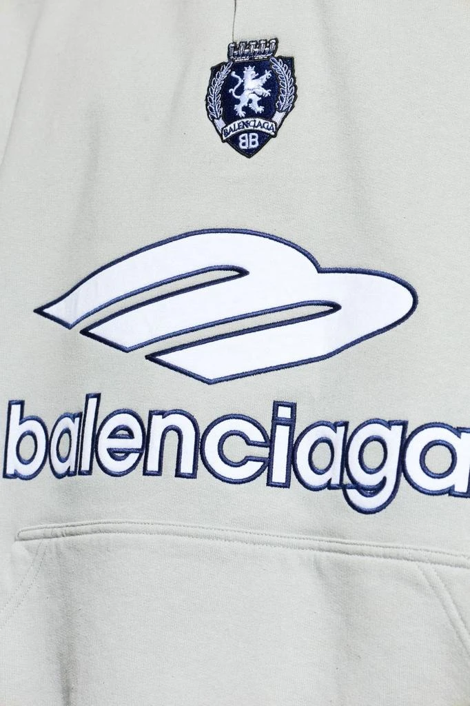 Balenciaga Balenciaga Logo-Detailed Polo Hoodie 5