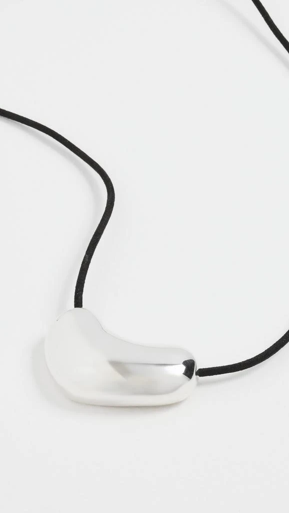 AGMES Sculpted Heart Pendant Necklace 1