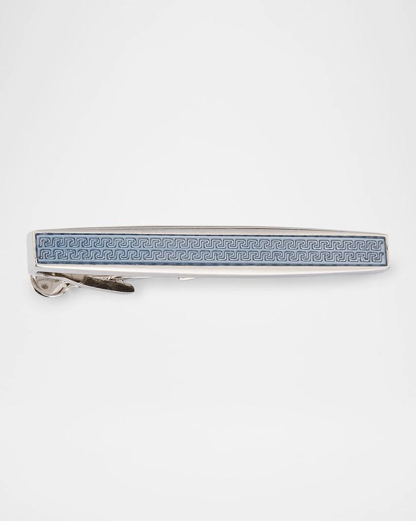 Link Up Men's Enamel-Center Tie Bar 3