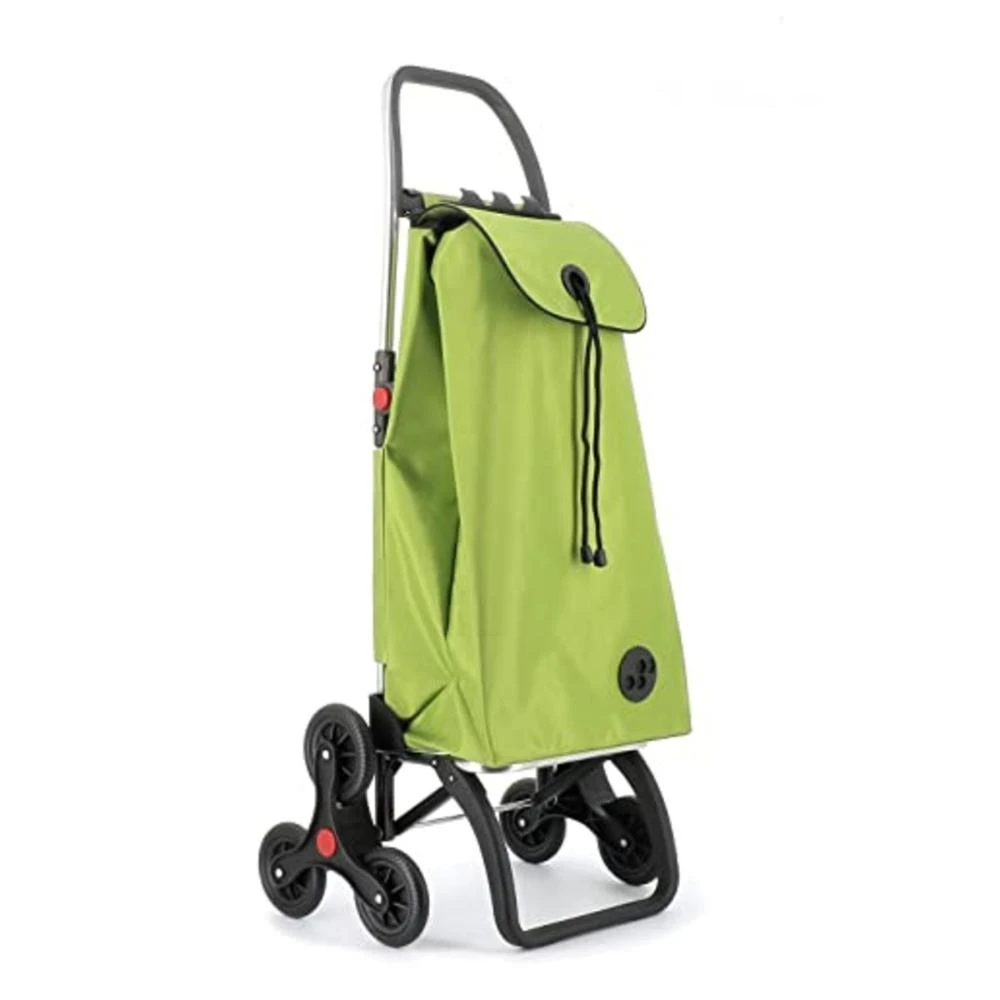 Rolser ROLSER I-Max MF 6 Wheel Stair Climber Foldable Shopping Trolley - Lime 1