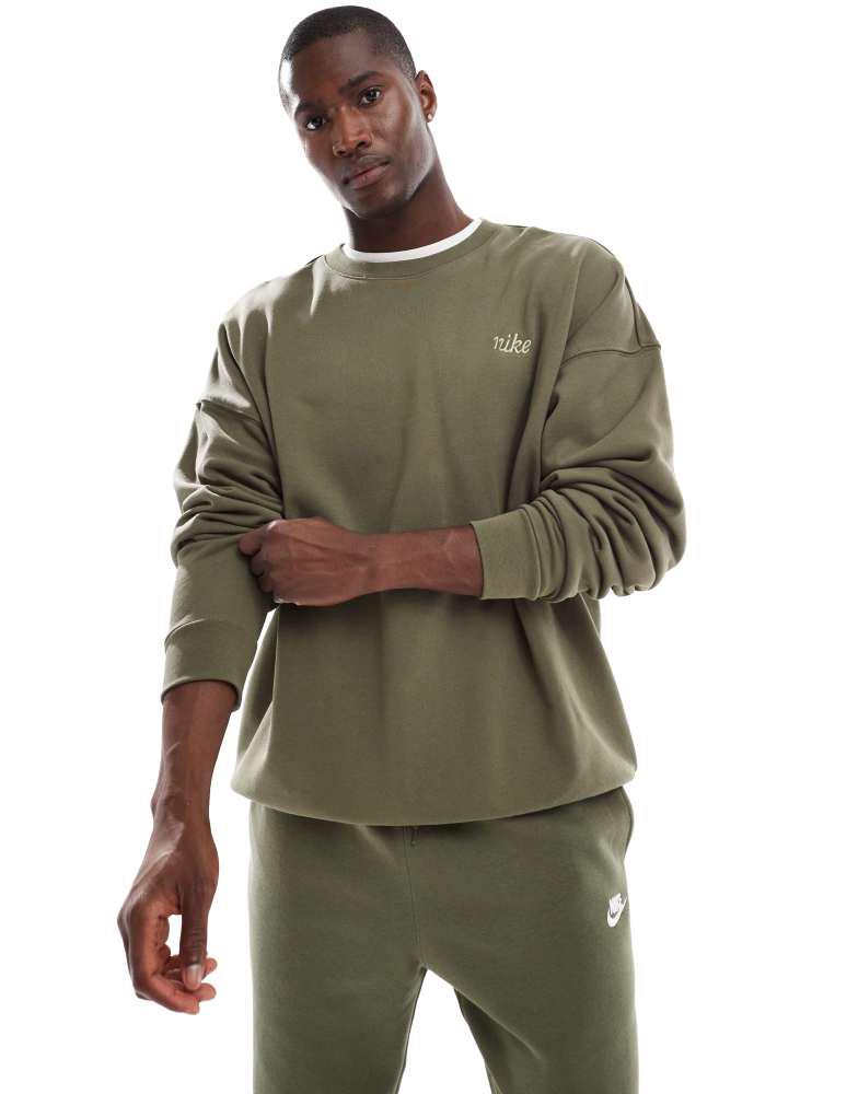 khaki sweatshirt nike