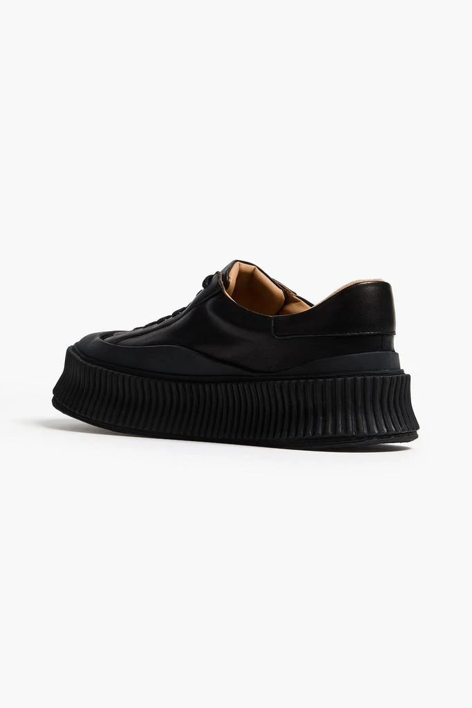 Jil Sander Leather platform sneakers 3