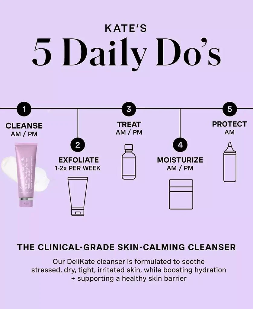 Kate Somerville DeliKate Soothing Cleanser, 4 oz. 8