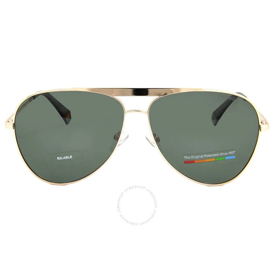 Polaroid Polaroid Polarized Green Pilot Unisex Sunglasses PLD 6200/S/X 0J5G/UC 61 1