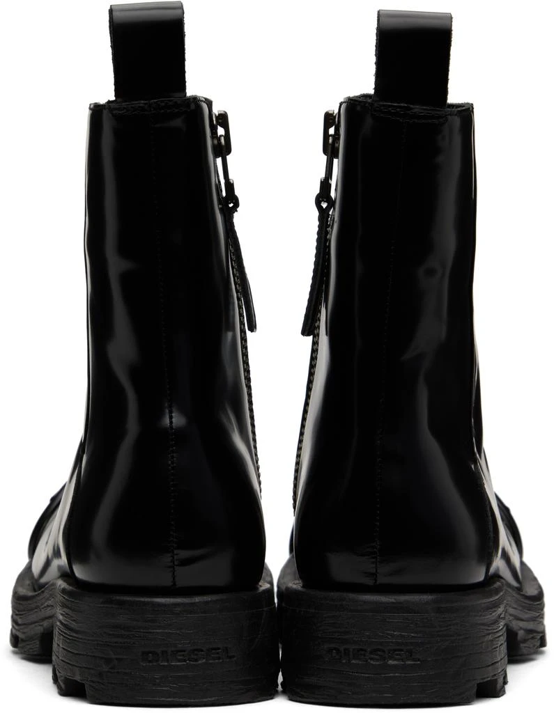Diesel Black D-Hammer Bt Zip D Boots 2