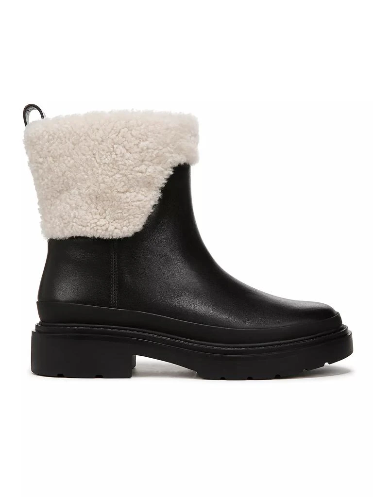 Vince Percie Shearling-Trimmed Short Boots 1