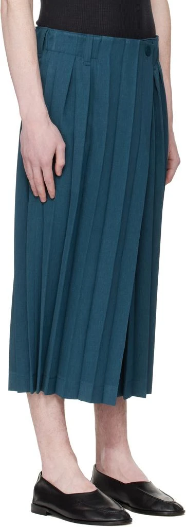 Homme Plissé Issey Miyake Navy Edge Ensemble Trousers 2