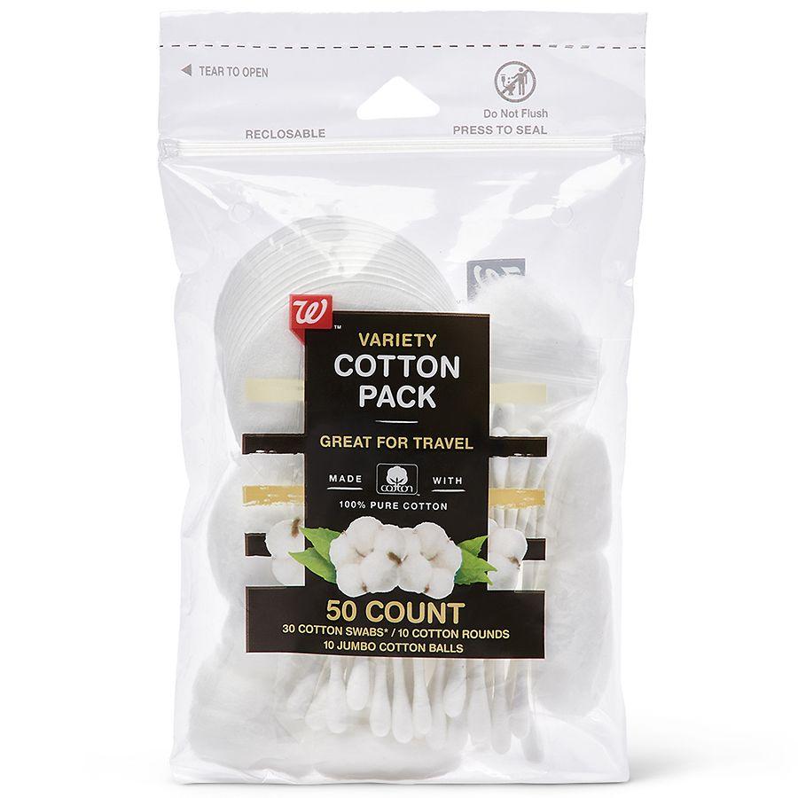 Walgreens Variety Cotton Pack, Perfect For Travel