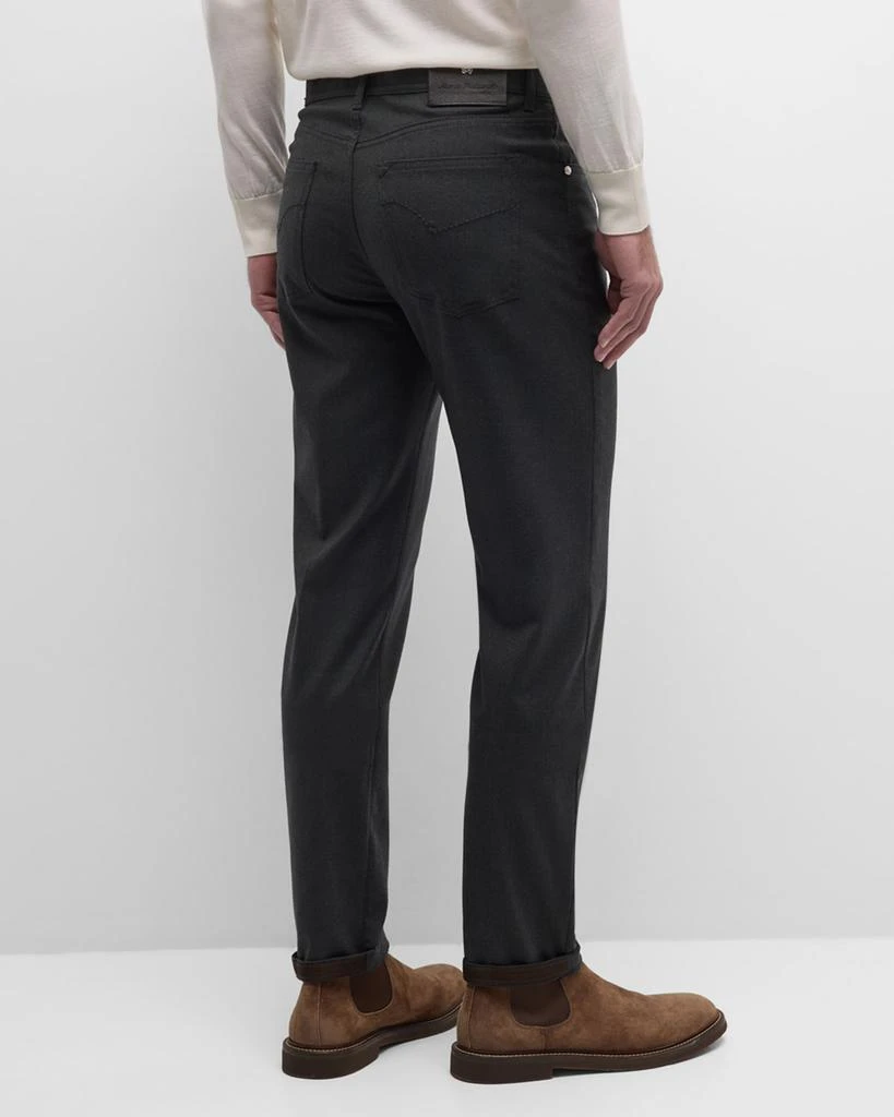 Marco Pescarolo Men's Magnifico Luxe Worsted Flannel Pants 3