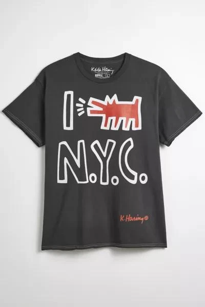 Urban Outfitters Keith Haring Bark NYC Art Graphic Tee 1