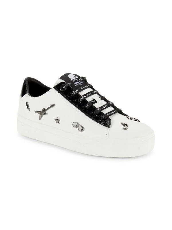 Karl Lagerfeld Paris Cate Rocker Logo Low Top Sneakers 2