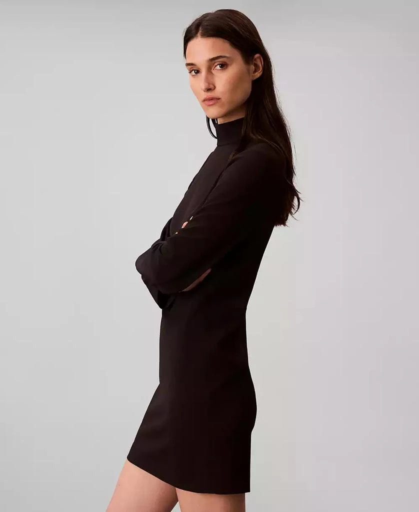 Calvin Klein Women
s Long Sleeve Turtle Neck Mini Dress 5