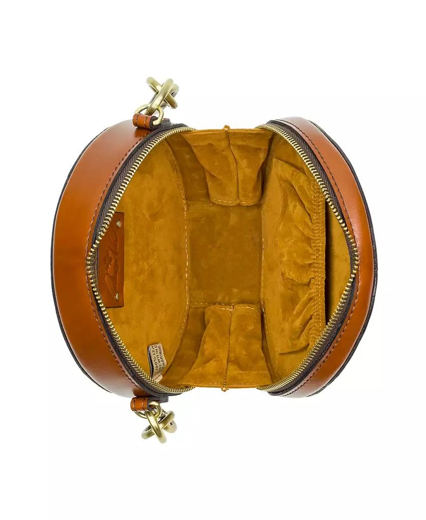 Patricia Nash Owl Tooled Leather Devonia Round Crossbody Bag 4