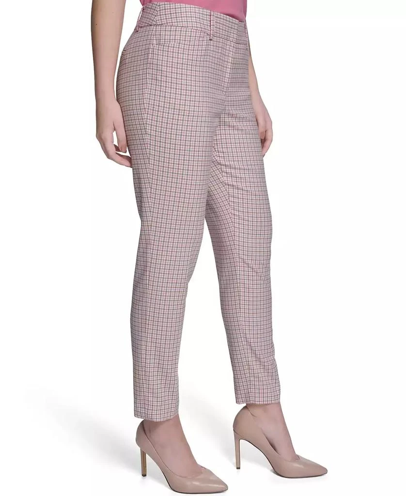 Tommy Hilfiger Women
s Slim Fit Plaid Pants 3