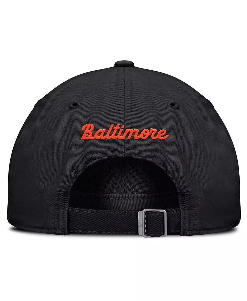 NIKE Women's Black Baltimore Orioles Club Adjustable Hat 2