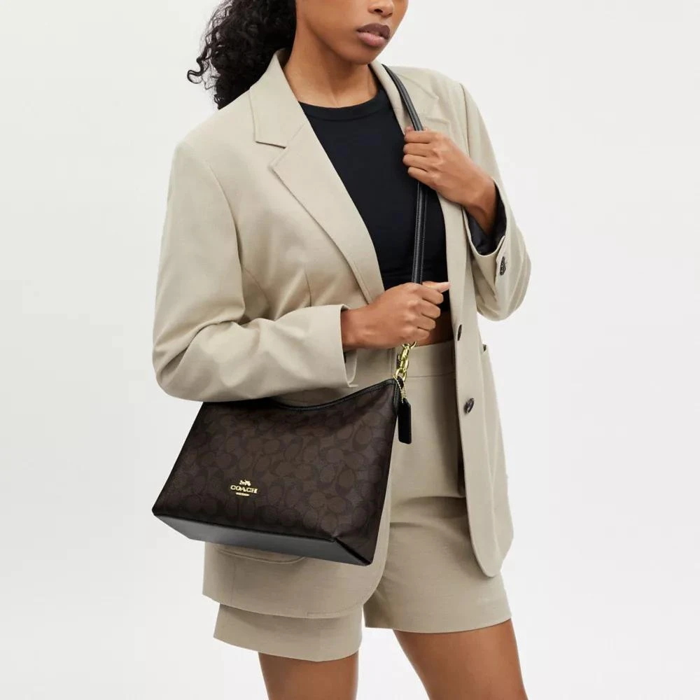 COACH® Laurel Shoulder Bag In Signature Canvas 3