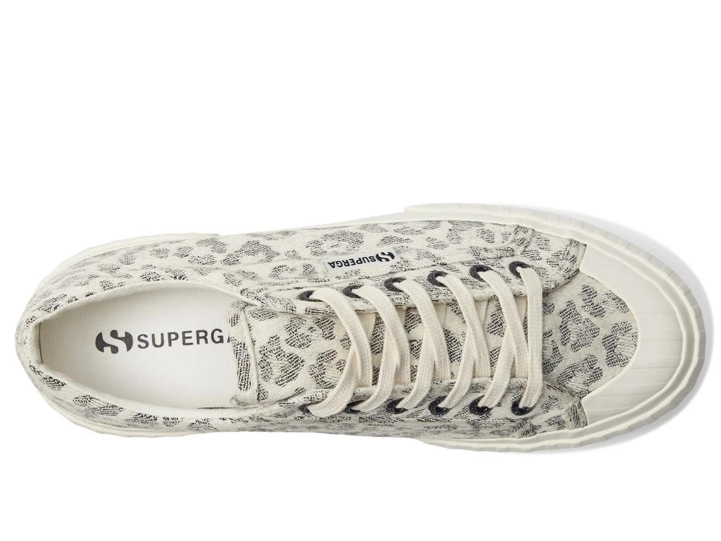 Superga 2631 stripe platform jacquard animalier 2